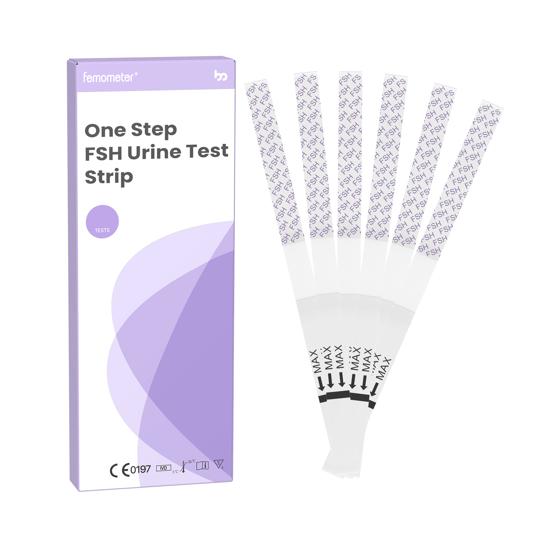 FSH Menopause Test Kit At Home For Women 3 Count Femometer