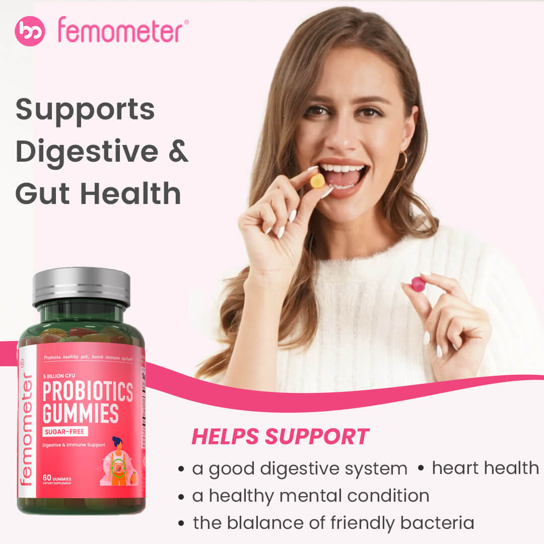 5 Billion CFU Probiotic Gummies Femometer
